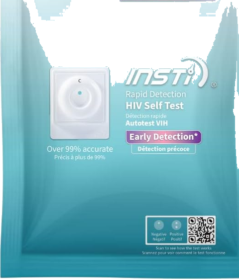 INSTI HIV Self Test — single sealed pouch (English)