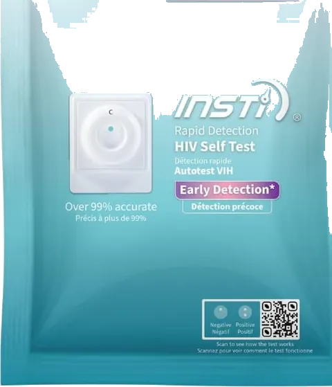 INSTI HIV Self Test — single sealed pouch (English)