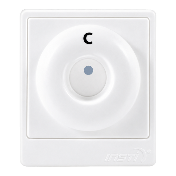 INSTI result window showing one blue dot (control only) — a non-reactive result