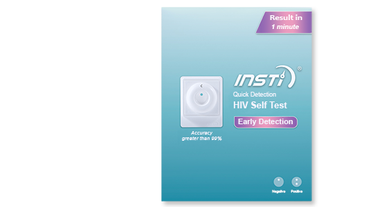 INSTI at home hiv test